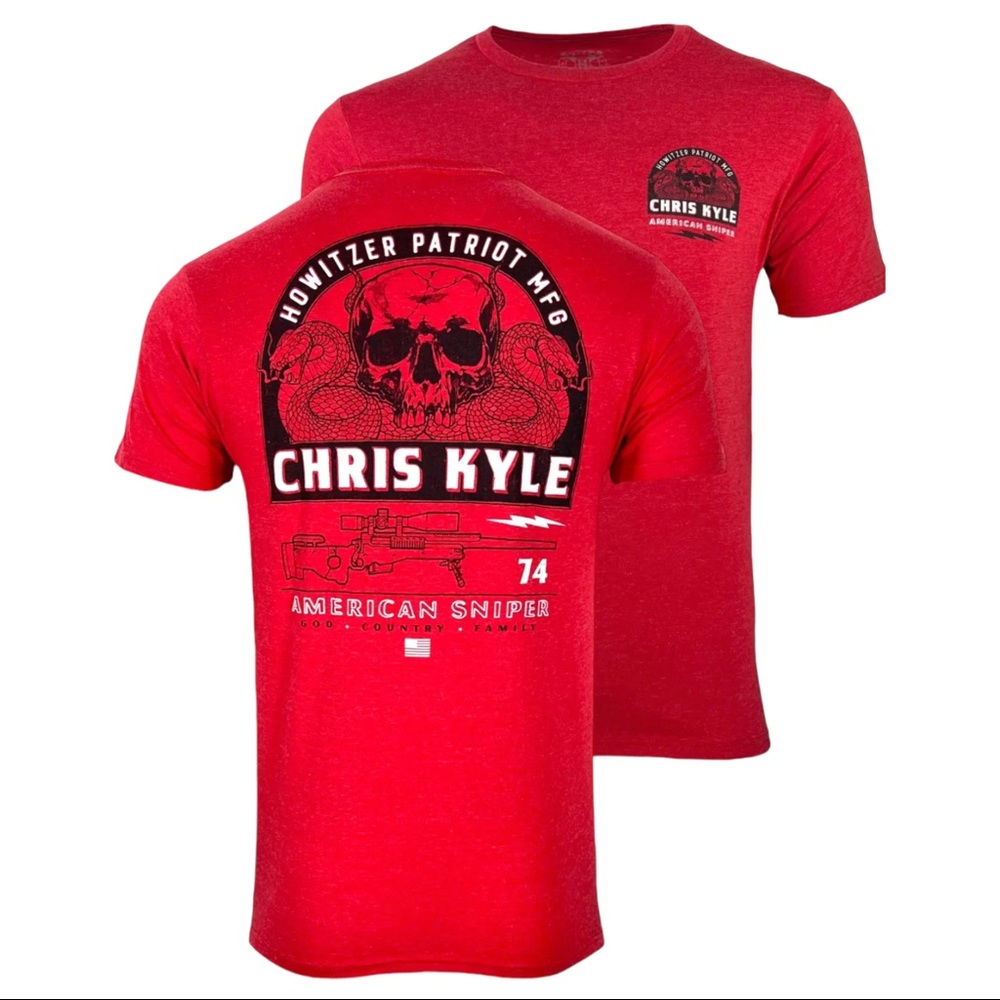 Howitzer Style Men's T-Shirt Chris kyle Snake Military Grunt MFG